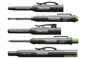 TRACER Complete Deep Hole Marking Kit - (including Double-Tipped Deep Hole Permanent Marker