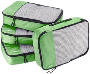 Amazon Basics Packing Cubes - Medium (4-Piece Set)