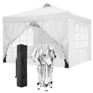Tooluck 3x3 Pop Up Gazebo Patio Pop Up Instant Shelter Beach Gazebo