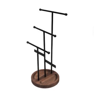 Becko Jewellery Organiser Stand Jewellery Tree Stand Jewellery Holder for Necklaces Bracelets Earrings and Rings (4 Tier
