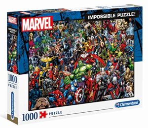 Clementoni 39411 Clementoni-39411-Impossible Puzzle-Marvel-1000 Pieces