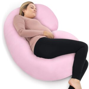 Pharmedoc Pregnancy Pillow with Jersey Cover