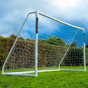 Football Flick Ultimate All Weather uPVC Football Goal with UV treated 70mm thick posts