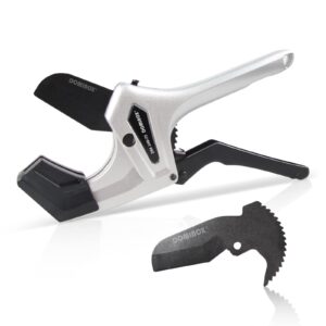 DOMINOX PVC Pipe Cutter with One Cutter Blade Cutting 64 MM O.D. & 75 MM O.D. PEX