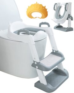 Trongle Potty Training Toilet Seat with Ladder for Toddler