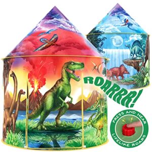 W&O Dinosaur Discovery Play Tent with Roar Button