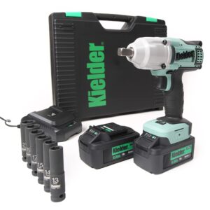 Kielder KWT-012-54 18v Brushless Cordless 1/2" Mid Torque Impact Wrench Kit