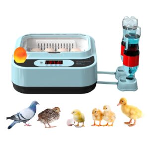 Egg Incubators for Hatching Eggs Automatic Turning Incubator Brooding Chicken Incubator Home Incubator Farm Egg Incubator 12 Eggs