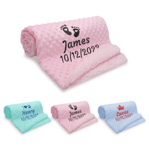 TEAYASON Personalised Baby Blanket