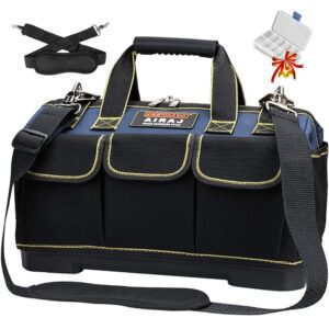AIRAJ Tool Bag Organiser Hard Bottom 42 * 23 * 29cm/ 16-Inch
