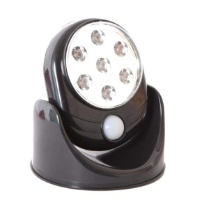 Trimming Shop Motion Activated Cordless Sensor 7 LED Lights Battery Operated for Garden