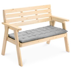 JEMIDI Bench Cushion Seat Pad - Long Padding with Ties For Indoor Benches