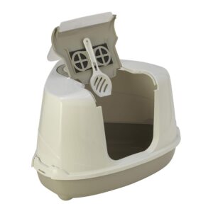 Petface Hooded Corner Cat Litter Tray