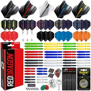 RED DRAGON 200 Piece Darts Custom Fit Pack Set