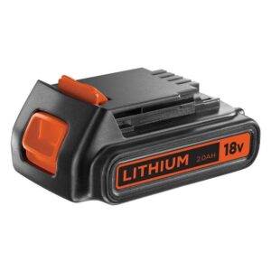 BLACK+DECKER 18 V 2.0AH Lithium Ion Battery Convenient Compact and Versatile Compatible with all 18 V BLACK+DECKER Products BL2018-XJ