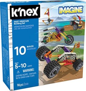K'Nex Imagine 45510 10 Model Beginner Fun Fast Vehicles Building Set