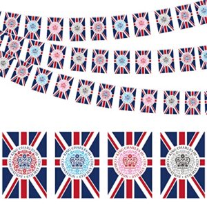 Mayoii 32FT King Charles III Coronation Bunting With Official Coronation Logo