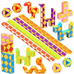 WEARXI Party Bag Fillers for Kids- 20 Pack 24 Block Magic Snake Cube