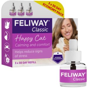 FELIWAY Classic 30 day Refill x3 Value Pack. FELIWAY Classic comforts cats