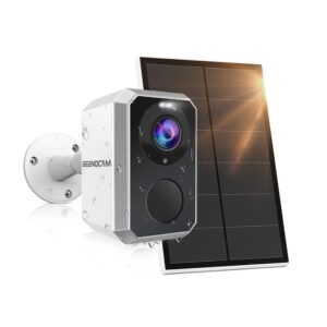 BEENOCAM 2K Solar Security Cameras Wireless Outdoor Battery Powered Surveillance Camera for Home Security