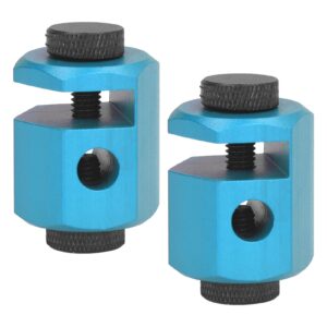 Natudeco Stair Gauges for Framing Square Rafter Stair Rafter Layout Gauge Tool Stair Building Measuring Tool Marking Repetitive Angles(Blue)