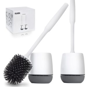 Hulameda Toilet Brush and Holder 2 Pack