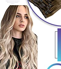 clip in hair extensions real human hair