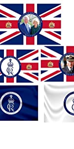 union jack flags coronation