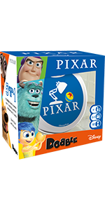 Asmodee | Dobble Pixar | Disney | Card Game | Ages 6+ | 2-8 Players | 15 Minutes Playing Time