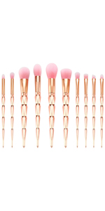 gold makeup brushes set