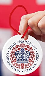 2023 King Charles Coronation Ceramic Official Pattern Emblem