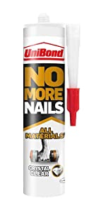 unibond no more nails all materials crystal clear construction adhesive