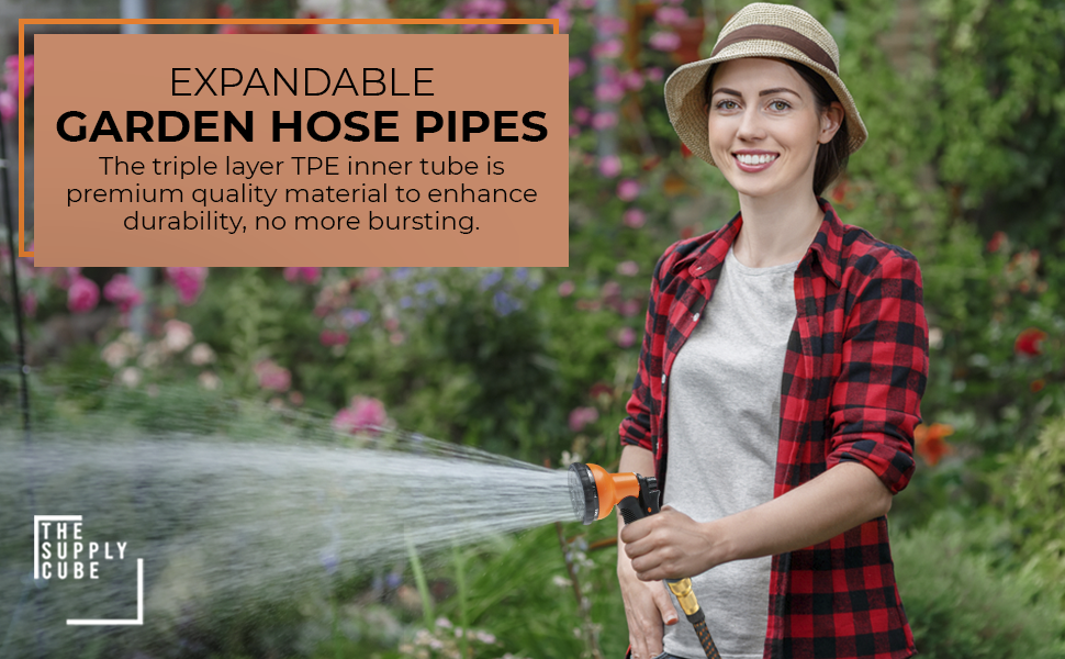 expandabe hose piep orange