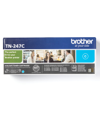 Genuine Brother TN-247C cyan toner cartridge - Comparison