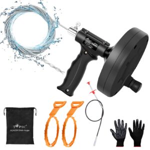 Topec 6 in 1 Snake Drain Auger 7.62M