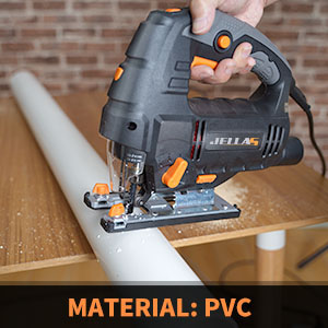 Cutting metal with a jig saw