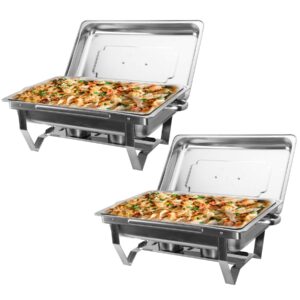WILPREP Chafing Dish Buffet Set of 2