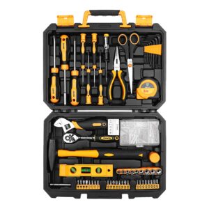 DEKO 138 Piece Tool Kit Set Home Office for Man