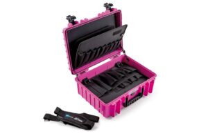 B&W tool case JET 5000 pink with tool pockets (PP case