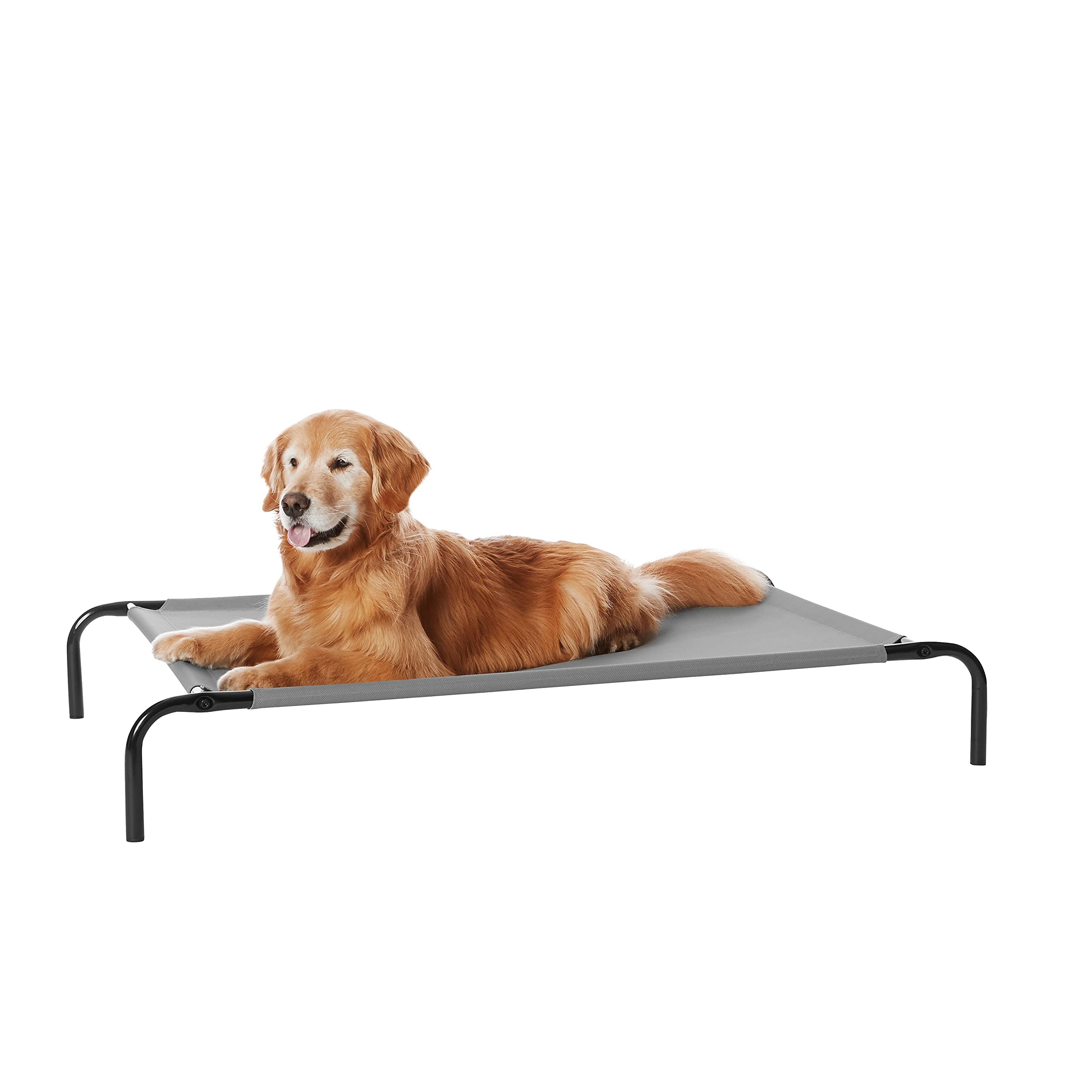 Amazon Basics Cooling Elevated Pet Bed - Grey