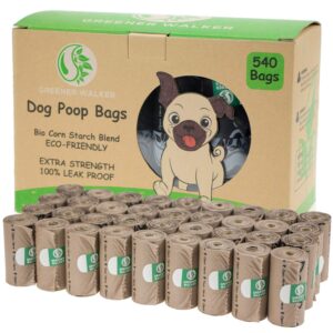 GREENER WALKER Poo Bags for Dog Waste