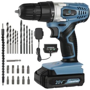 C P CHANTPOWER Cordless Drill Set