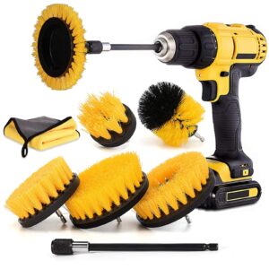 Drill Brush Attachment Set