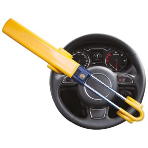 GADLANE Twin Bar Steering Wheel Lock - High Visibility Car Lock Anti-Theft Device