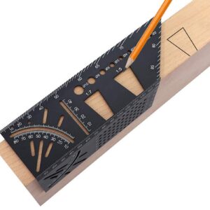 Aluminum Alloy Woodworking Square Size Measure Ruler
