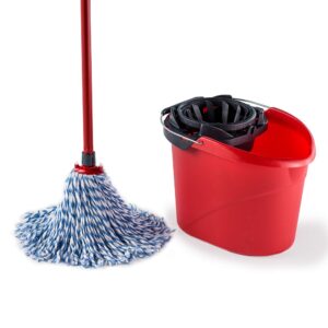 Vileda SuperMocio Microfibre and Cotton Mop and Bucket Set