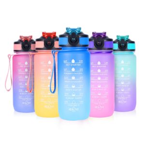 SUPPRUI Water Bottles with Straw