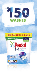 Persil 3 in 1 Non Bio Washing Capsules,gentle next to sensitive skin,with plant-based stain removers