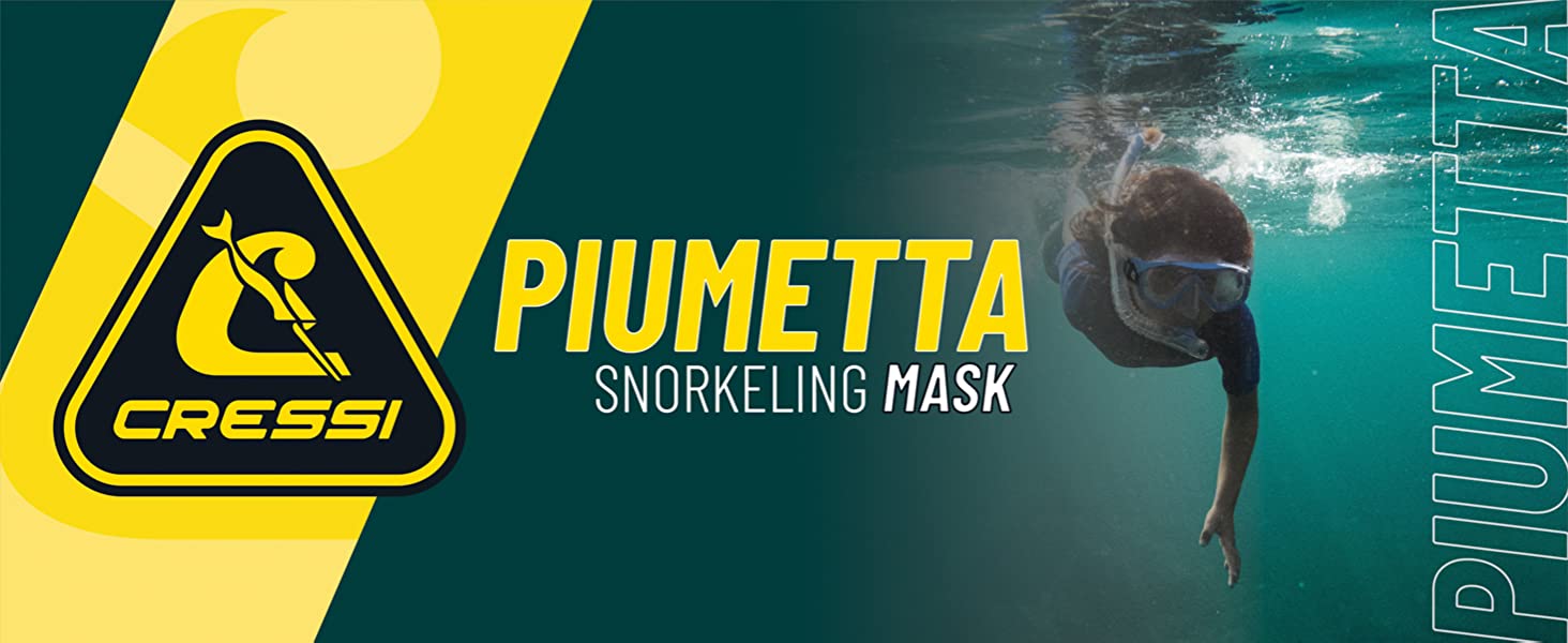 Cressi Piumetta Snorkeling Mask Cressi Mask Snorkeling Equipment Kid Mask Cressi Kid