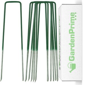 GardenPrime 50x Half Green Artificial Grass Pegs to pin fake grass